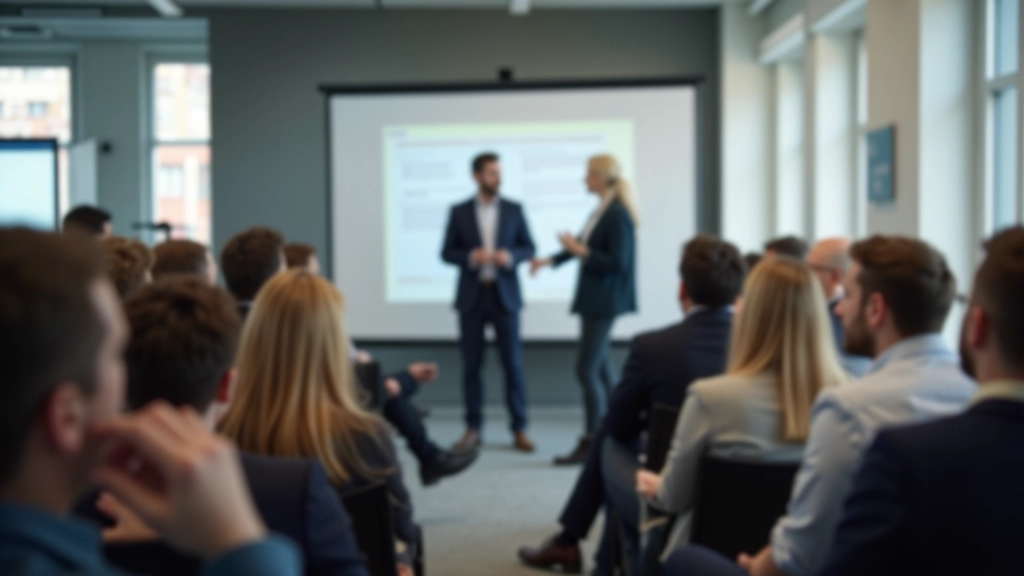 Een trainer leidt een interactieve workshop over communicatievaardigheden met diverse volwassenen